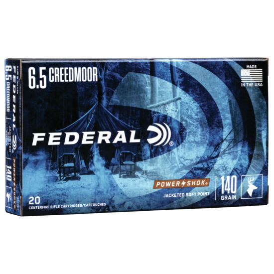 6,5 Creedmoor Power-Shok SoftPoint 140gr Federal